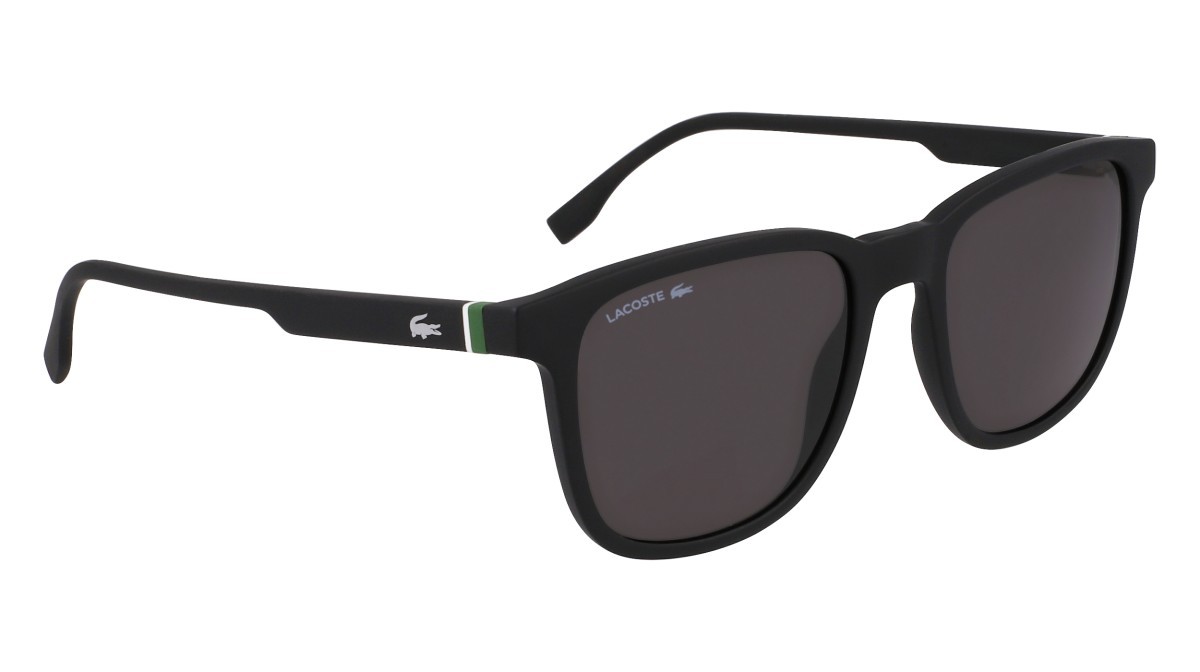 Sunglasses Lacoste L6029S N (002) color matte black shape rectangle 