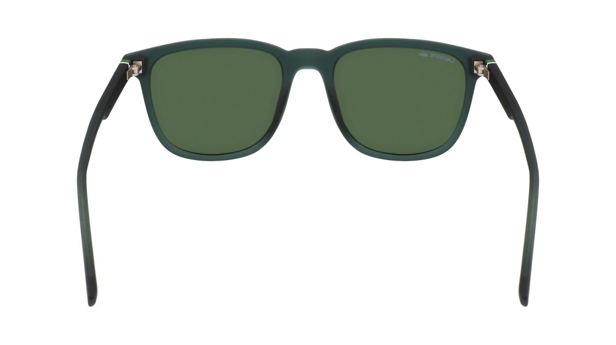 Sunglasses Lacoste L6029S N (301) color matte green shape rectangle 