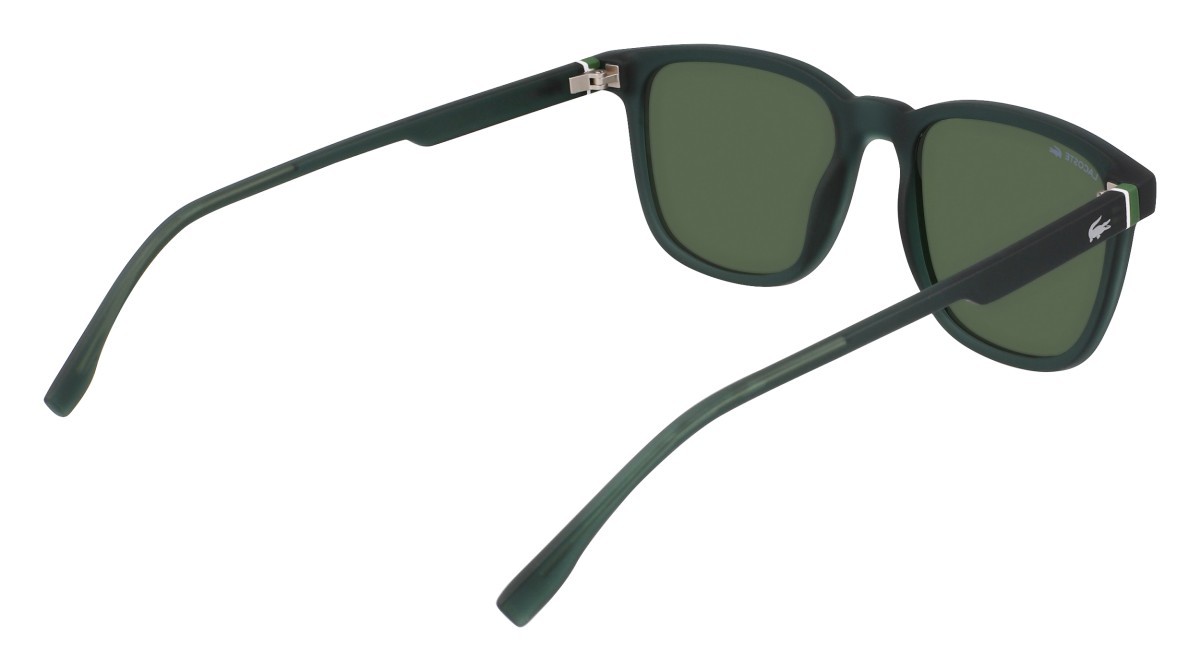 Sunglasses Lacoste L6029S N (301) color matte green shape rectangle 