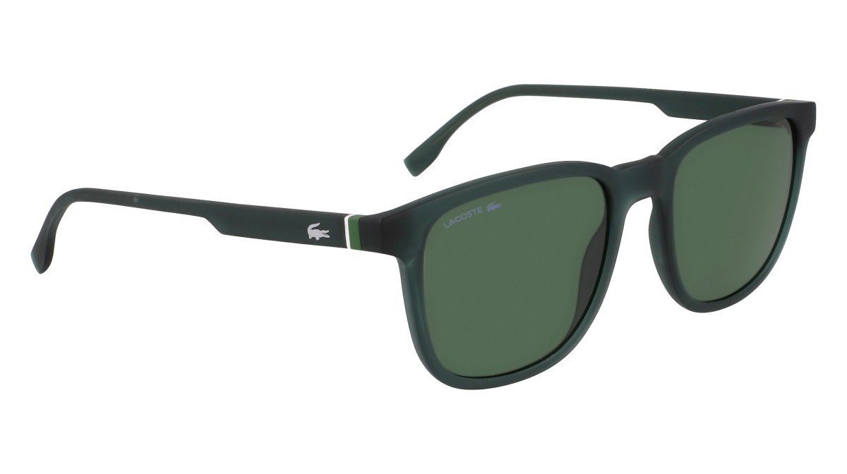 Sunglasses Lacoste L6029S N (301) color matte green shape rectangle 