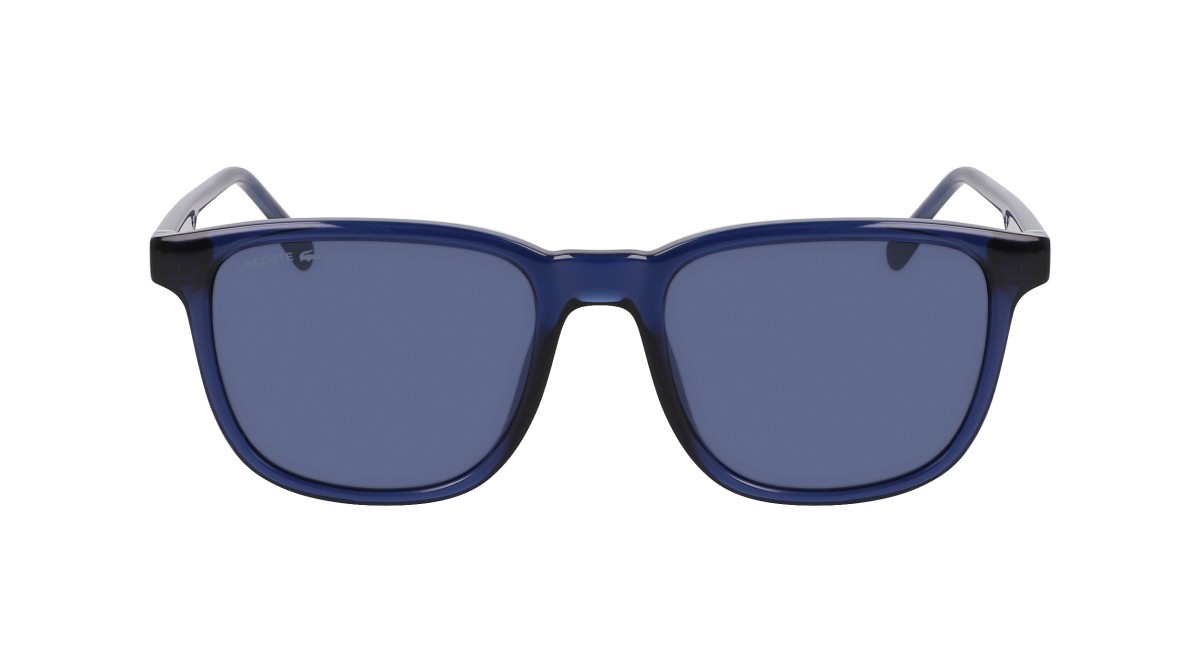Sunglasses Lacoste L6029S N (410) color transparent blue shape rectangle 