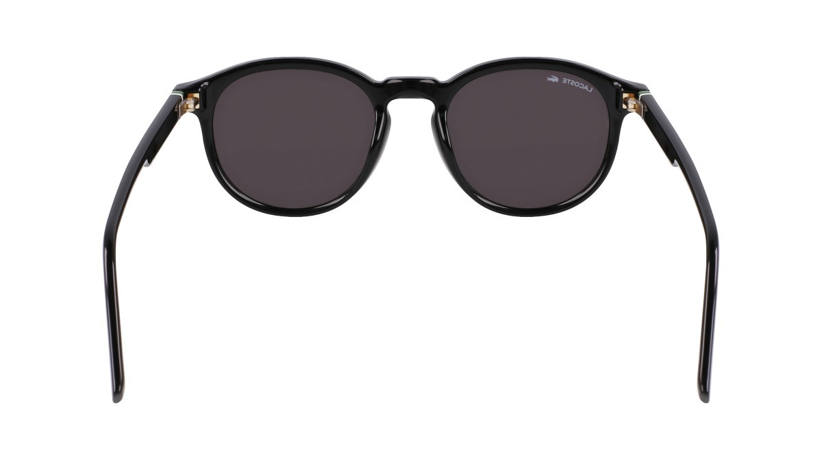 Occhiali da sole Lacoste L6030S (001) colore black forma rotondo lenti solid grey