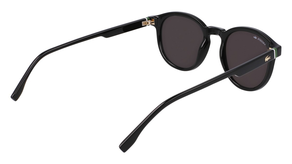 Occhiali da sole Lacoste L6030S (001) colore black forma rotondo lenti solid grey