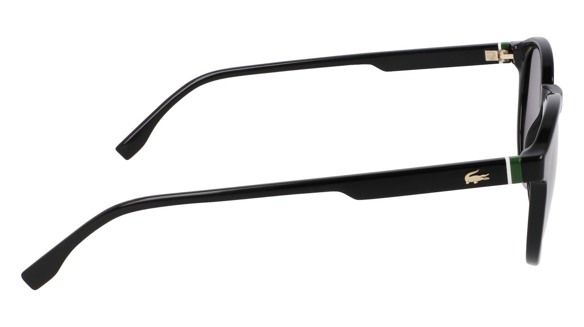 Occhiali da sole Lacoste L6030S (001) colore black forma rotondo lenti solid grey