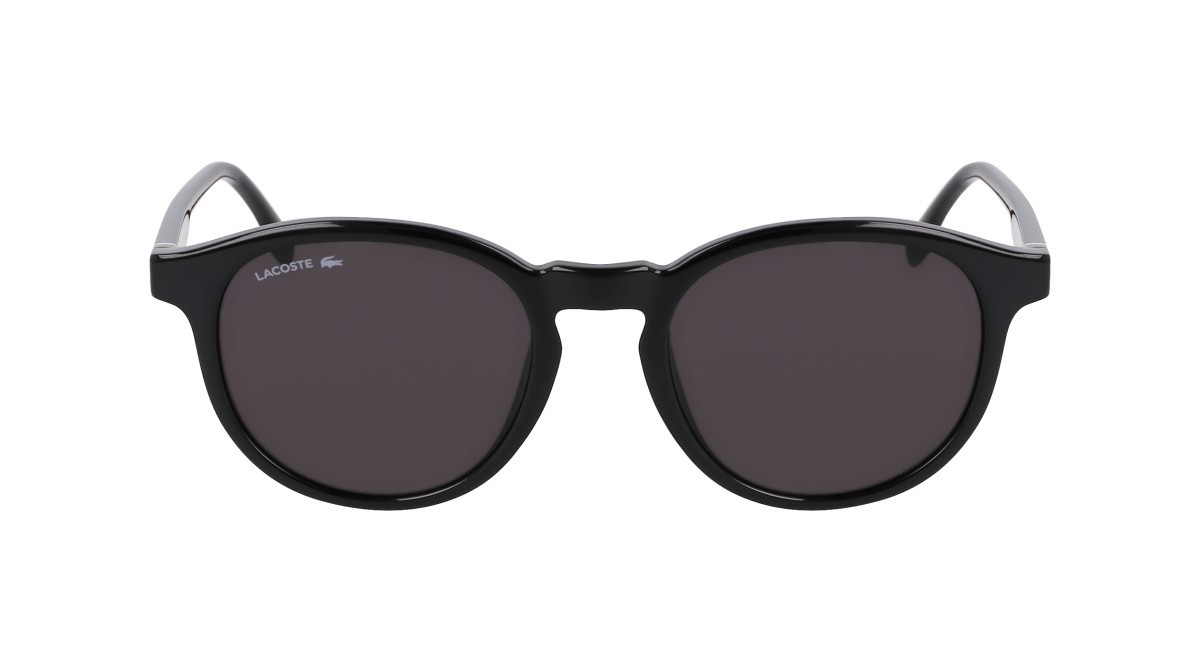 Occhiali da sole Lacoste L6030S (001) colore black forma rotondo lenti solid grey