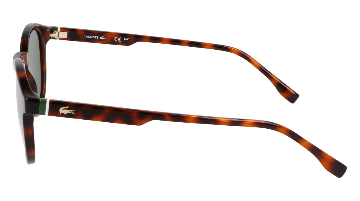 Sunglasses Lacoste L6030S N (214) color havana shape round 