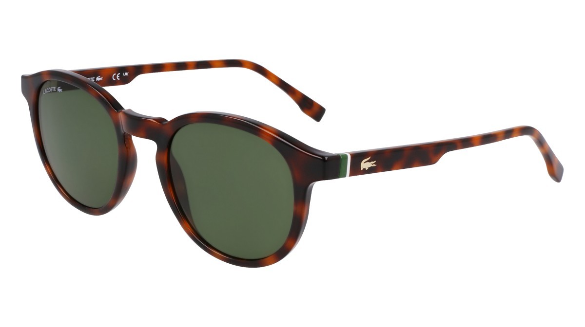 Sunglasses Lacoste L6030S N (214) color havana shape round 