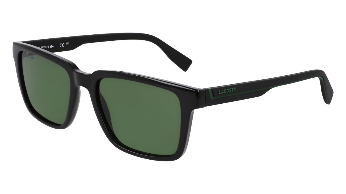 Sunglasses Lacoste L6032S N (001) color black shape rectangle 