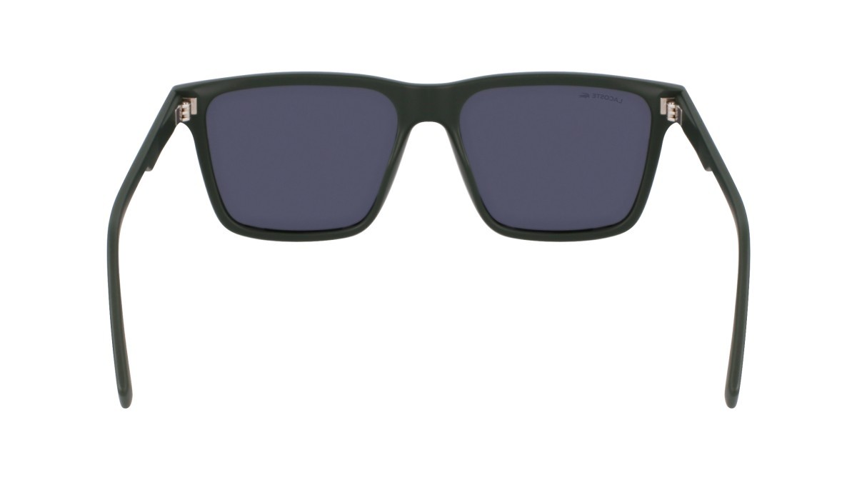 Sunglasses Lacoste L6039S (301) color matte green shape rectangle lenses grey