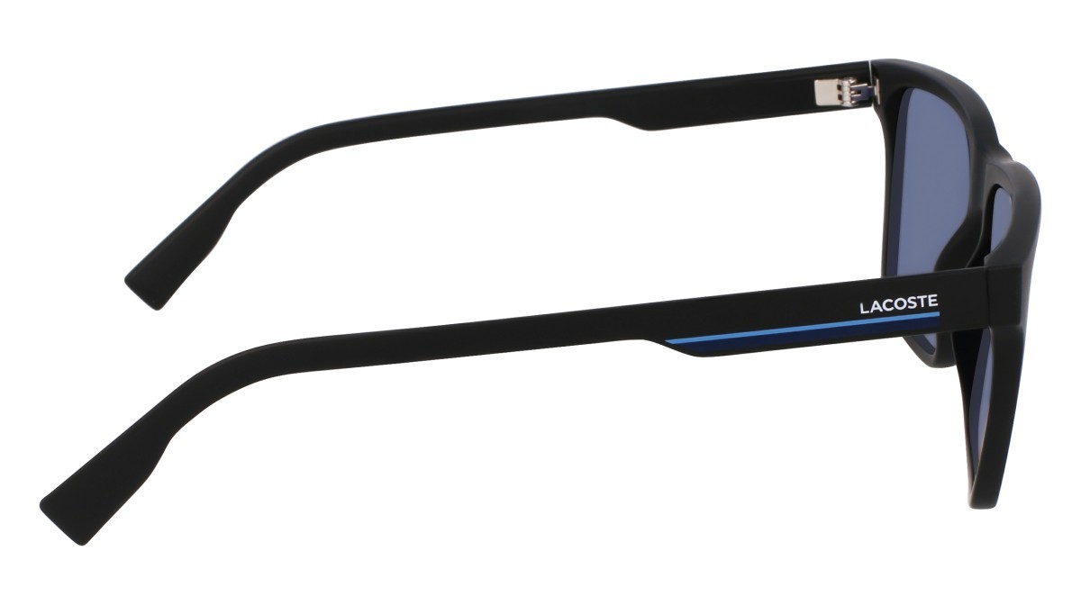 Sunglasses Lacoste L6039S N (002) color matte black shape rectangle 