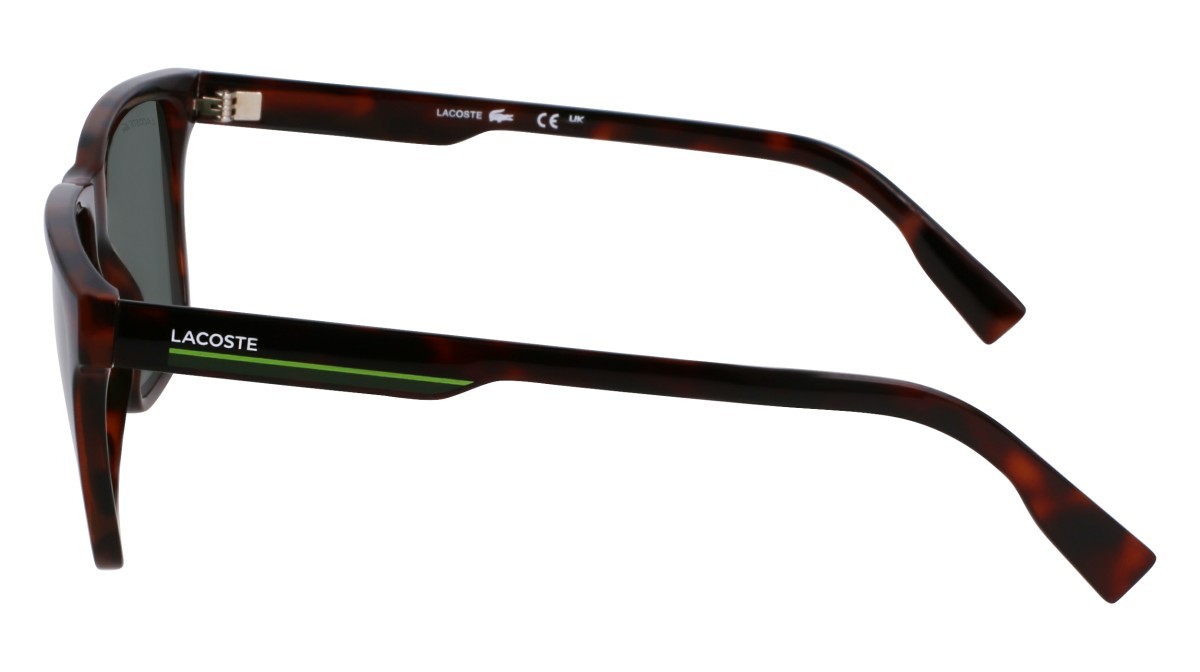 Sunglasses Lacoste L6039S N (214) color havana shape rectangle 