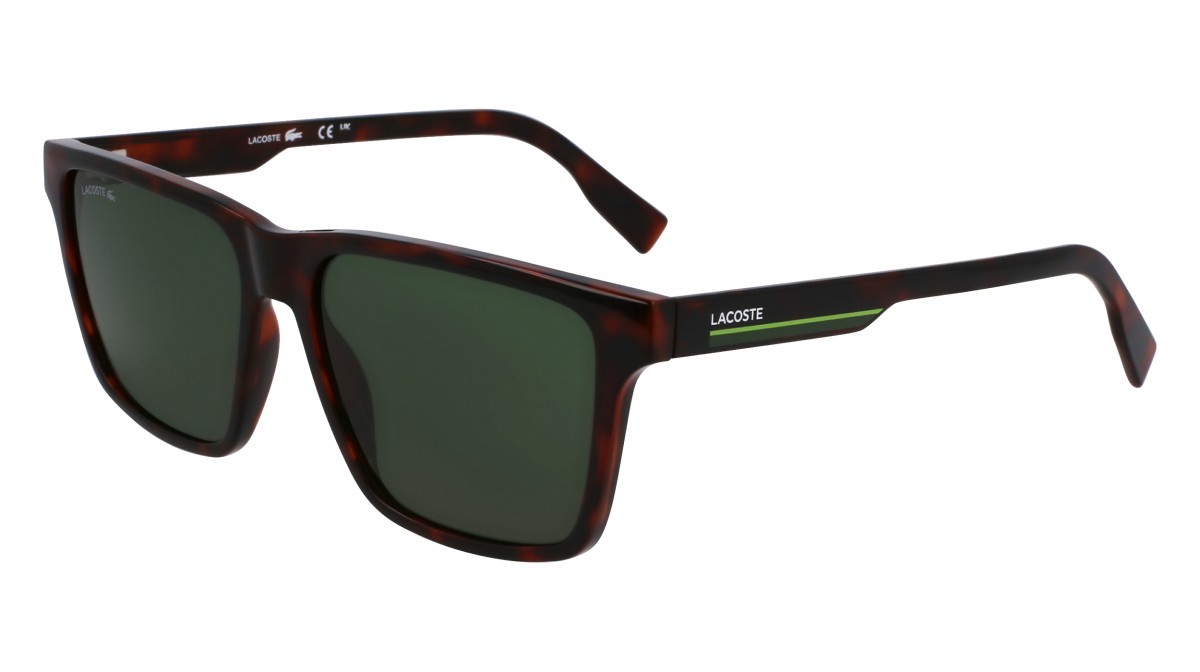 Sunglasses Lacoste L6039S N (214) color havana shape rectangle 