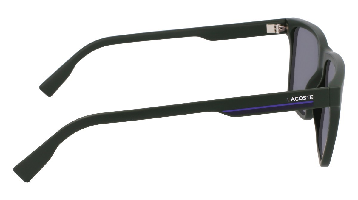 Sunglasses Lacoste L6039S N (301) color matte green shape rectangle 