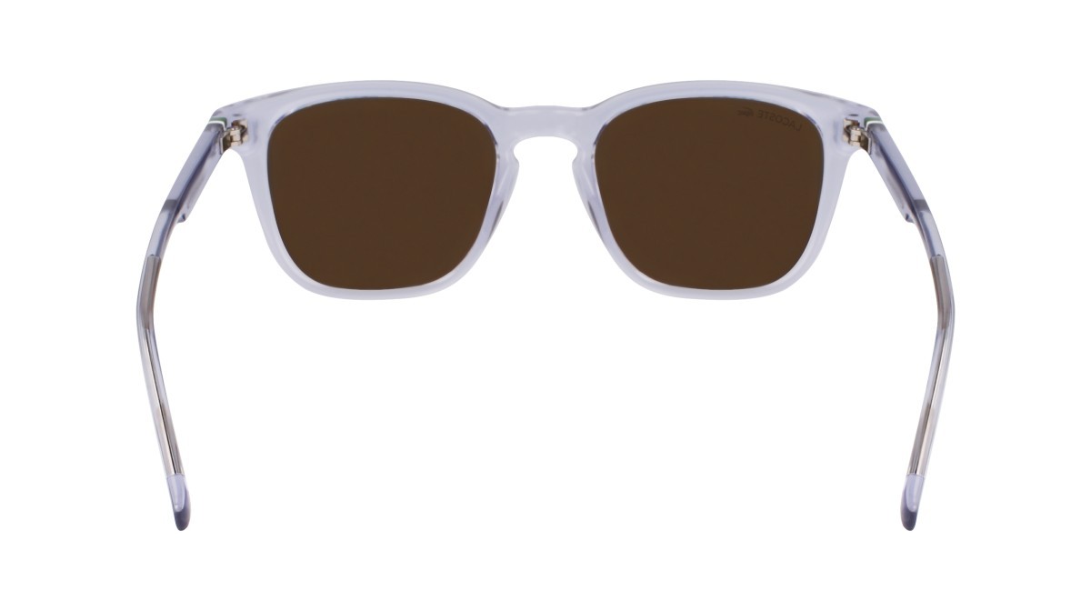 Sunglasses Lacoste L6040S N (035) color transparent grey shape rectangle 