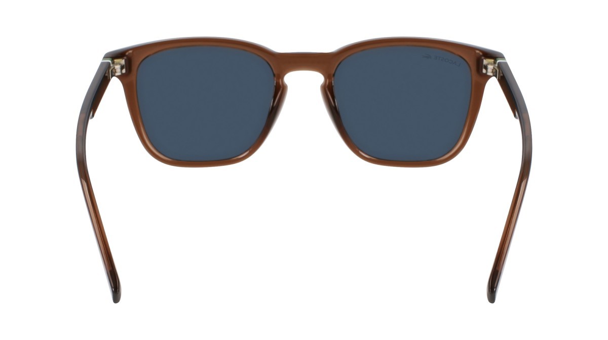 Sunglasses Lacoste L6040S N (210) color transparent brown shape rectangle 