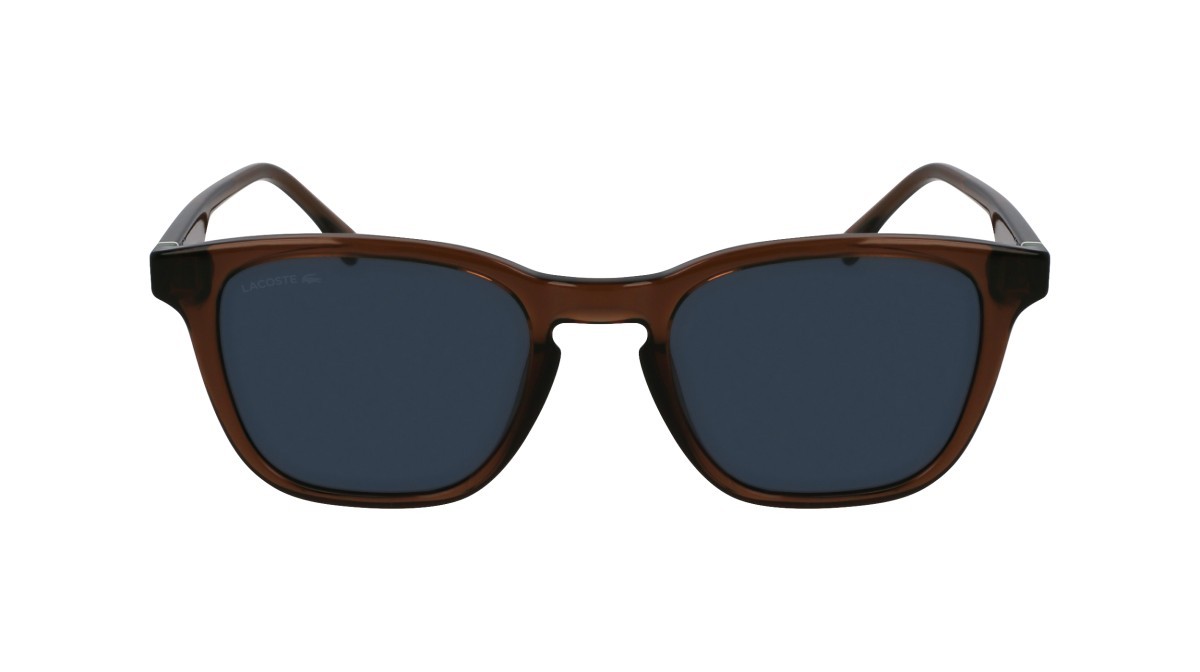 Sunglasses Lacoste L6040S N (210) color transparent brown shape rectangle 