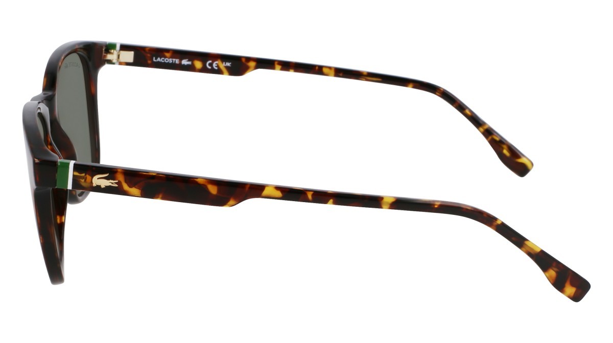 Sunglasses Lacoste L6040S N (214) color havana shape rectangle 