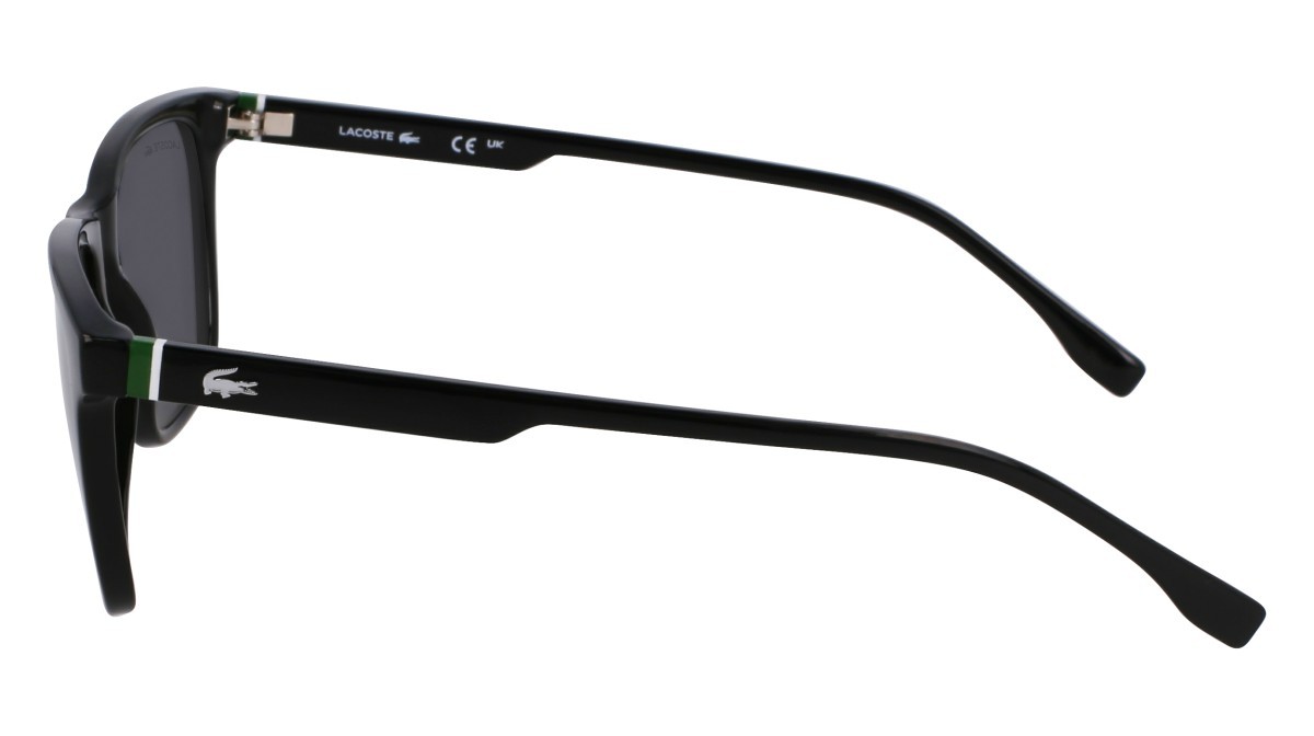 Sunglasses Lacoste L6041S N (001) color black shape rectangle 