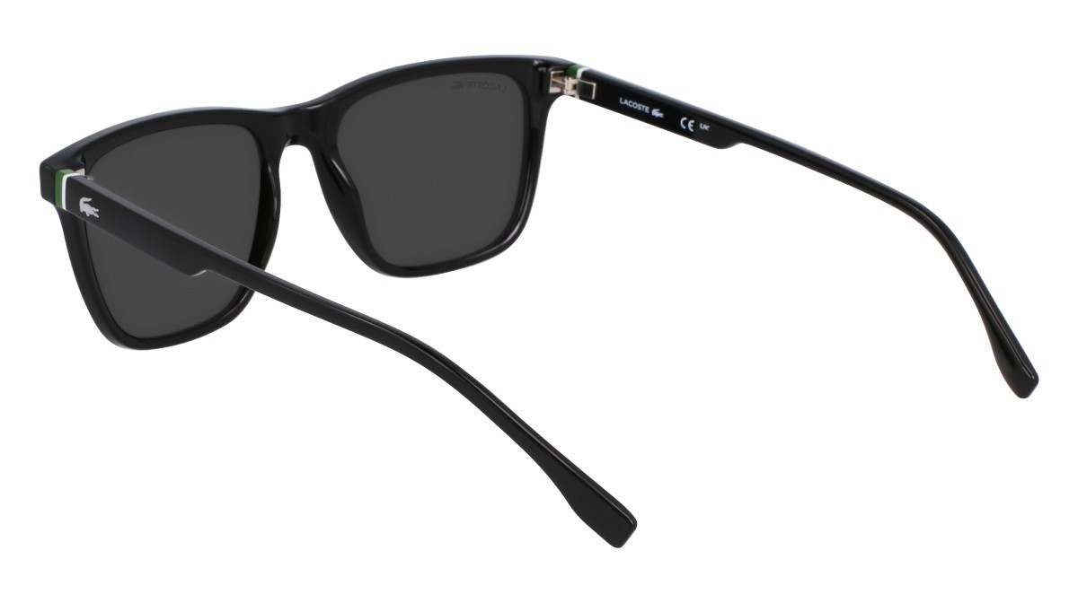 Sunglasses Lacoste L6041S N (001) color black shape rectangle 