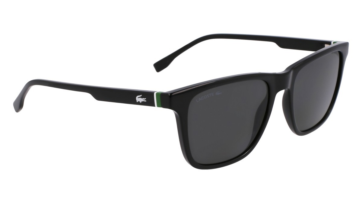 Sunglasses Lacoste L6041S N (001) color black shape rectangle 