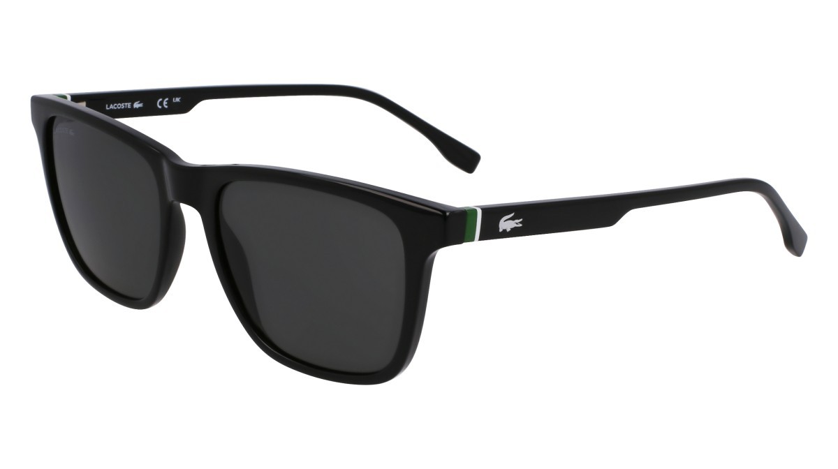 Sunglasses Lacoste L6041S N (001) color black shape rectangle 