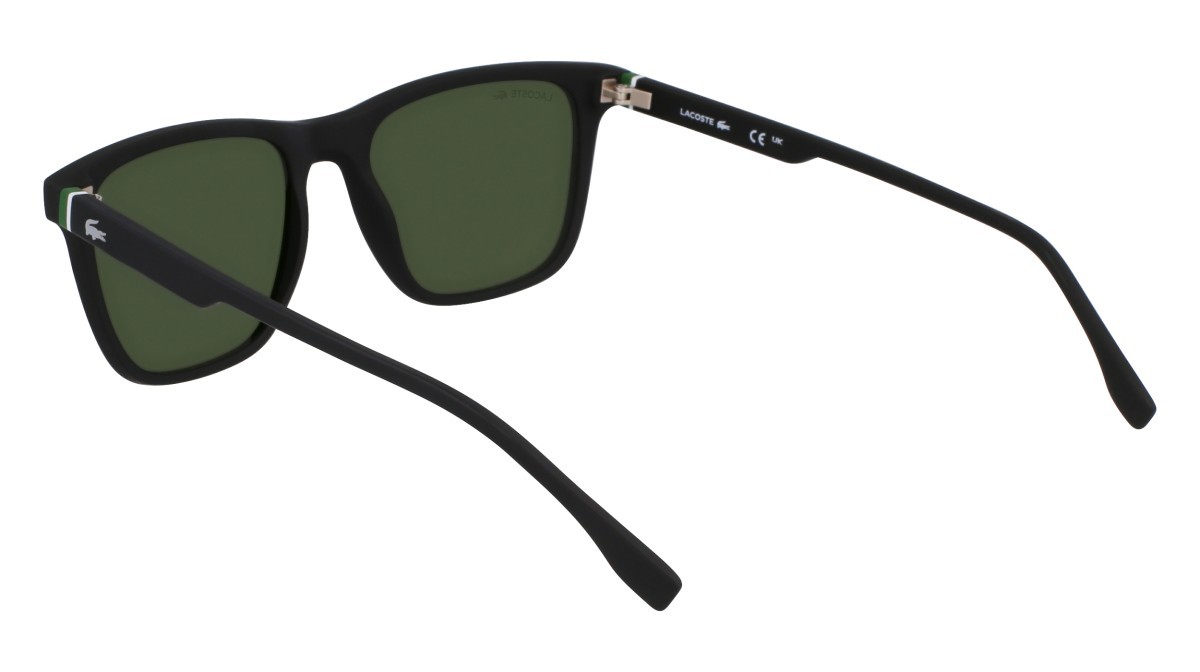 Sunglasses Lacoste L6041S N (002) color matte black shape rectangle 