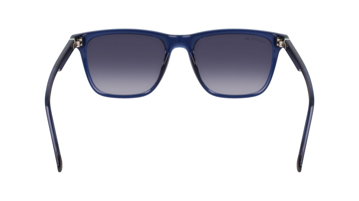 Sunglasses Lacoste L6041S N (410) color transparent blue shape rectangle 