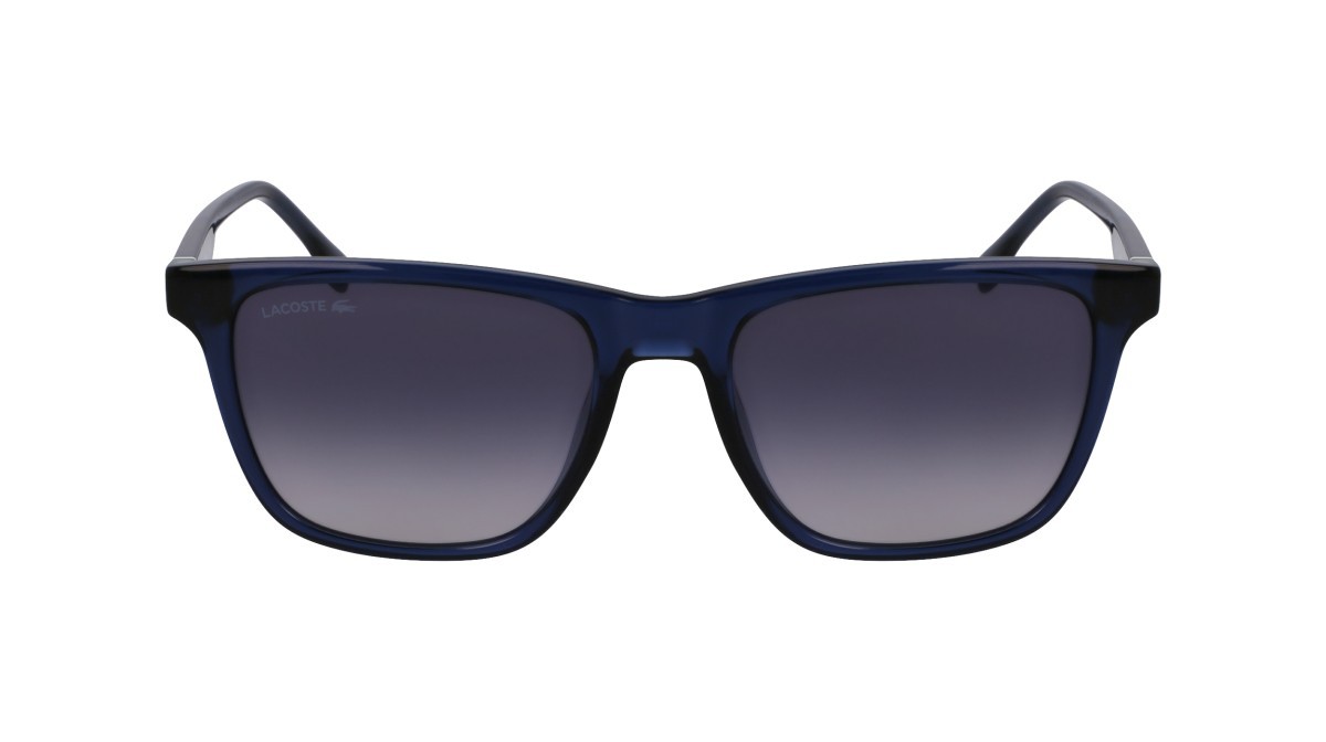 Sunglasses Lacoste L6041S N (410) color transparent blue shape rectangle 