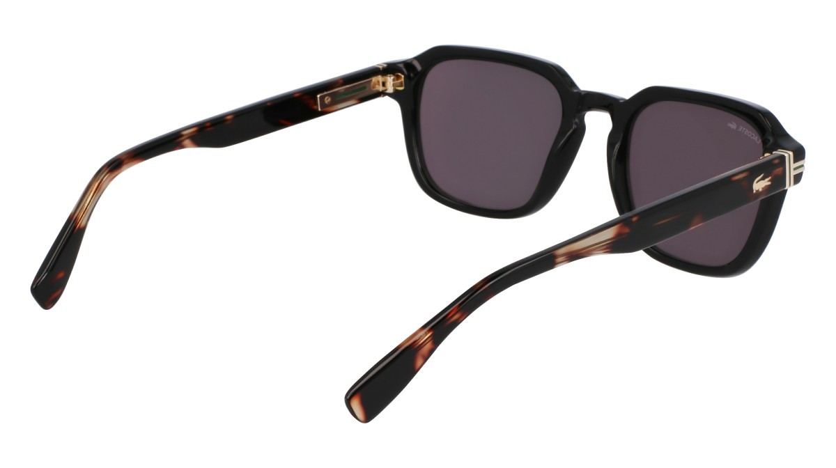 Sunglasses Lacoste L6046S N (006) color black/havana shape rectangle 
