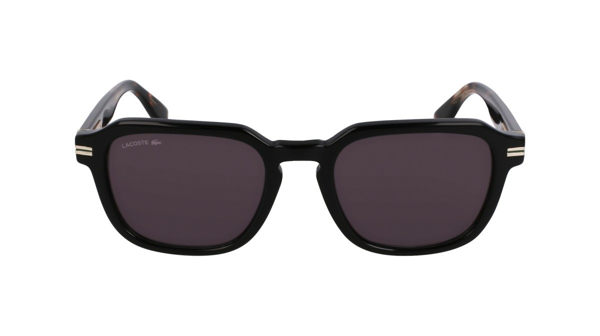 Sunglasses Lacoste L6046S N (006) color black/havana shape rectangle 