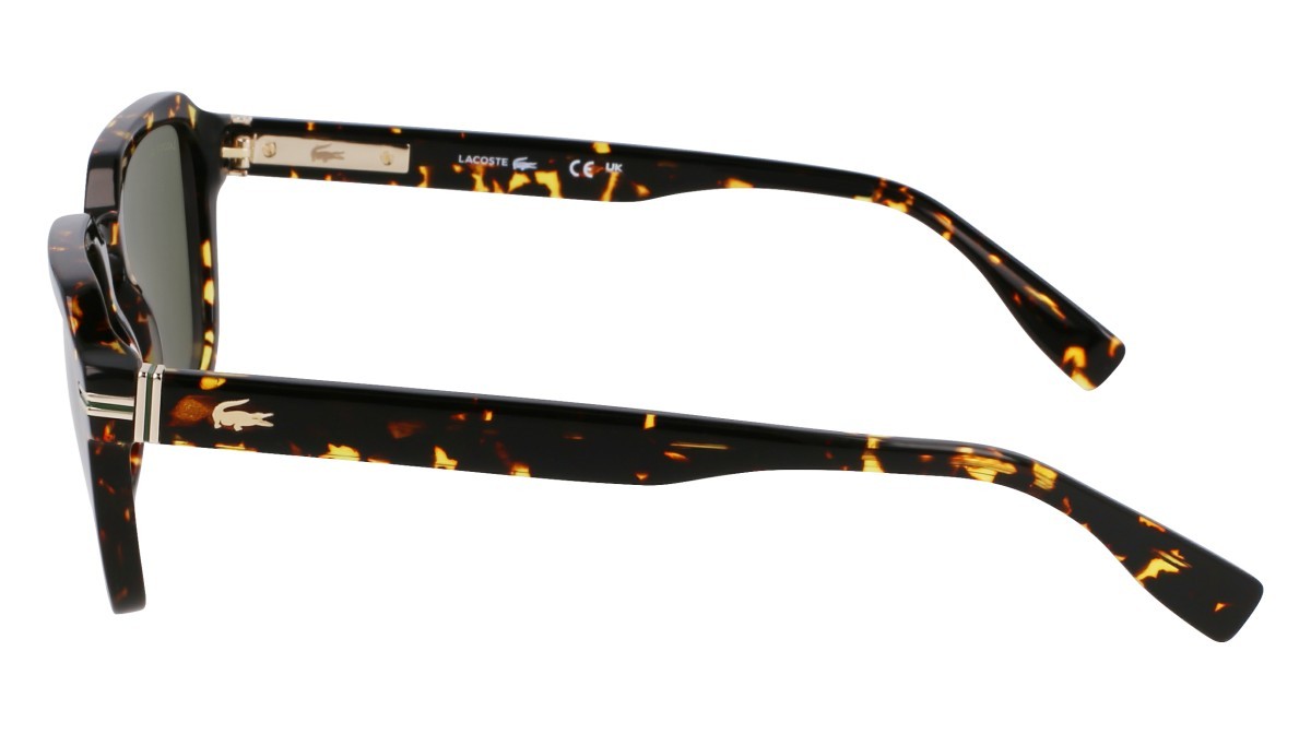 Sunglasses Lacoste L6046S N (230) color dark havana shape rectangle 