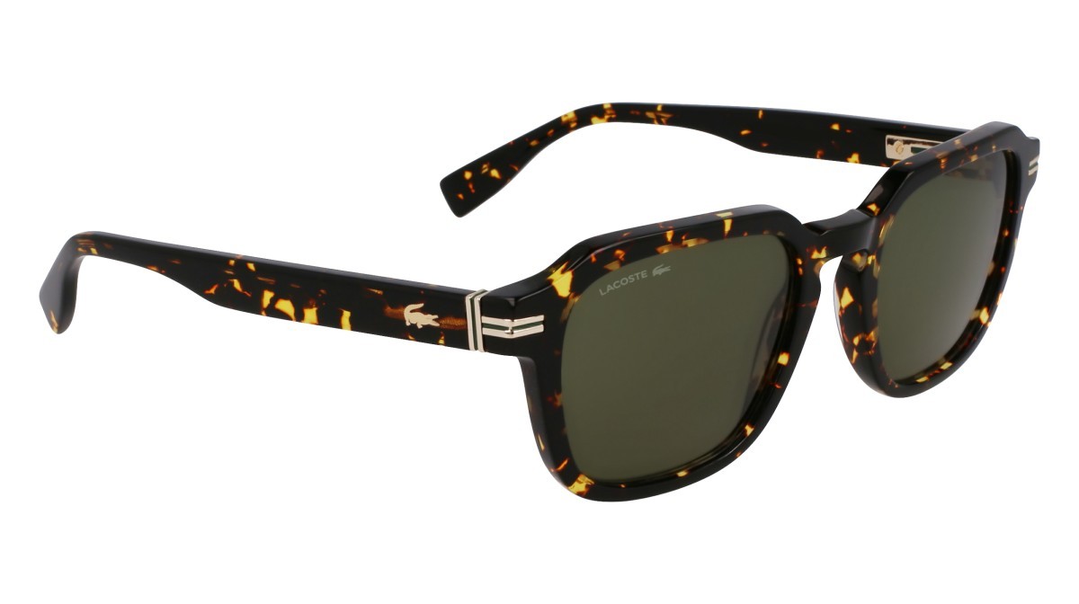 Sunglasses Lacoste L6046S N (230) color dark havana shape rectangle 