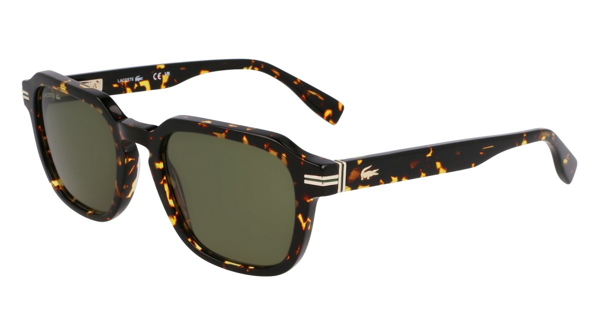 Sunglasses Lacoste L6046S N (230) color dark havana shape rectangle 
