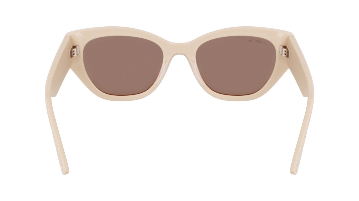 Sunglasses Lacoste L6047S N (264) color sand shape rectangle 