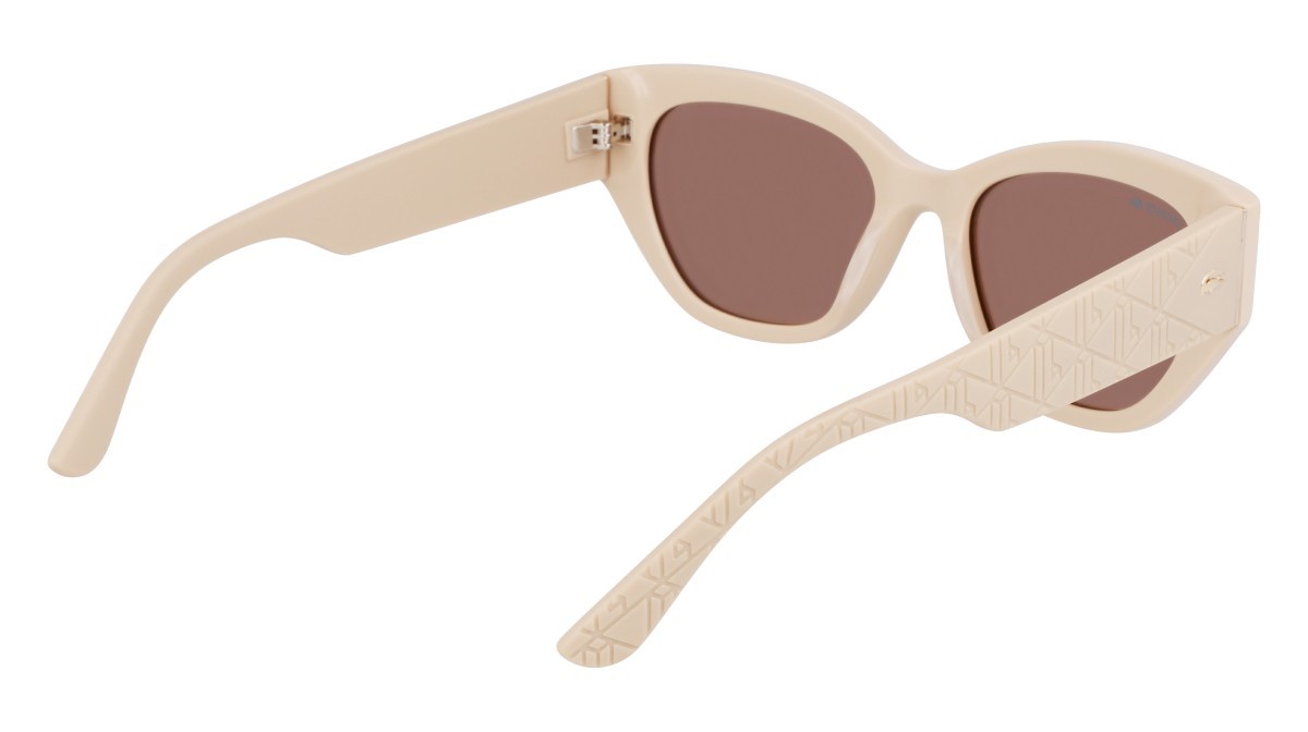 Sunglasses Lacoste L6047S N (264) color sand shape rectangle 