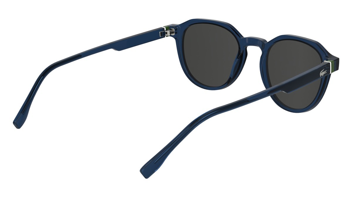 Sunglasses Lacoste L6052S N (410) color transparent blue shape rectangle 