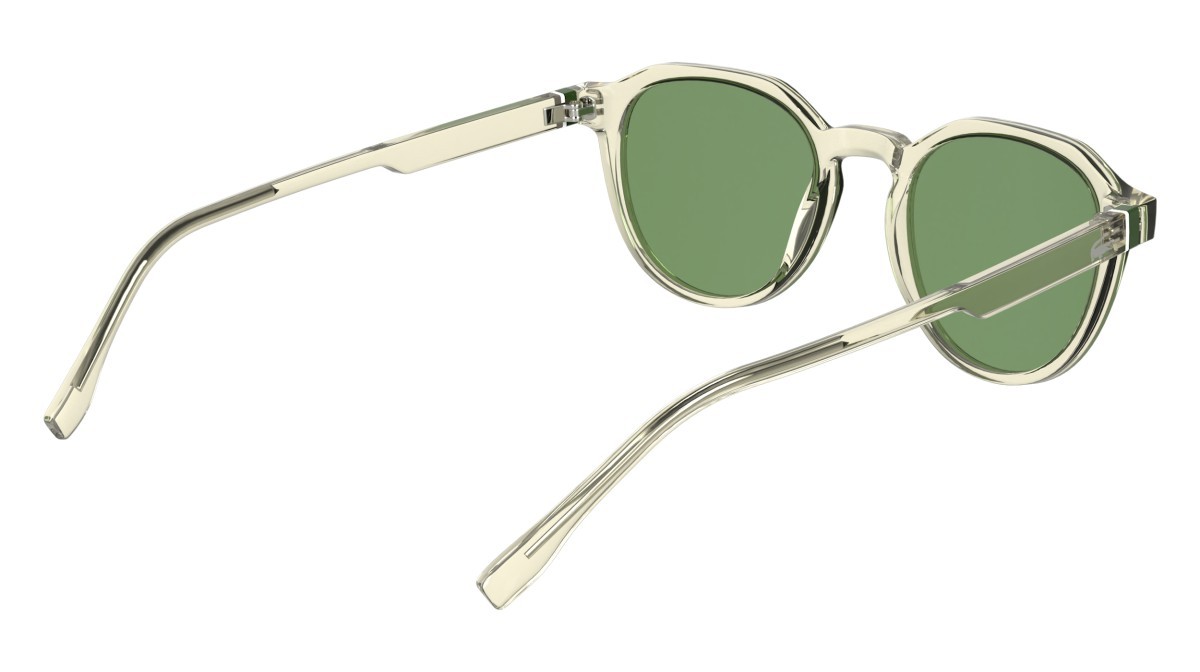 Sunglasses Lacoste L6052S N (750) color transparent yellow shape rectangle 