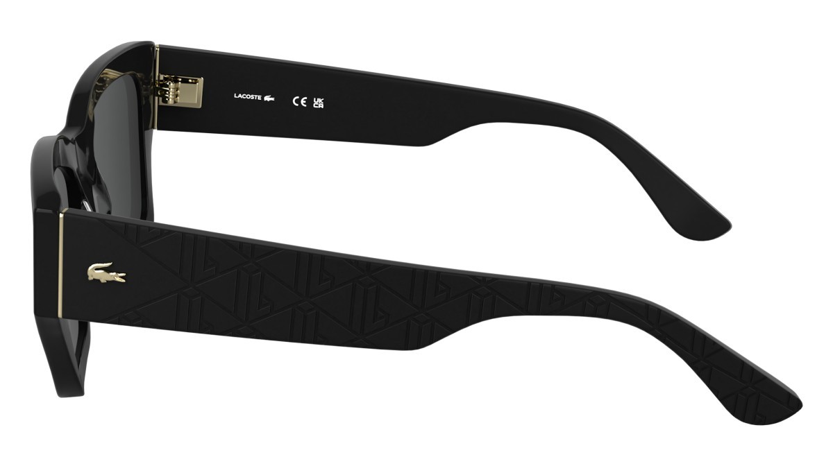 Sunglasses Lacoste L6053S N (001) color black shape butterfly 