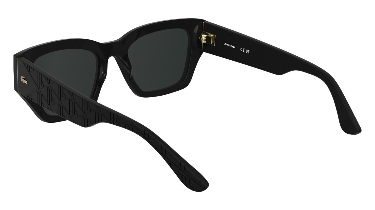 Sunglasses Lacoste L6053S N (001) color black shape butterfly 