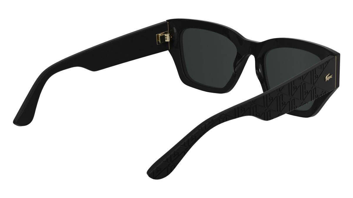 Sunglasses Lacoste L6053S N (001) color black shape butterfly 