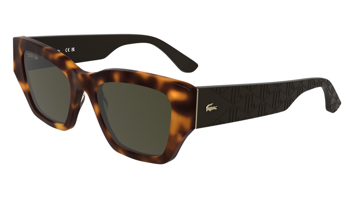 Sunglasses Lacoste L6053S N (214) color havana shape butterfly 