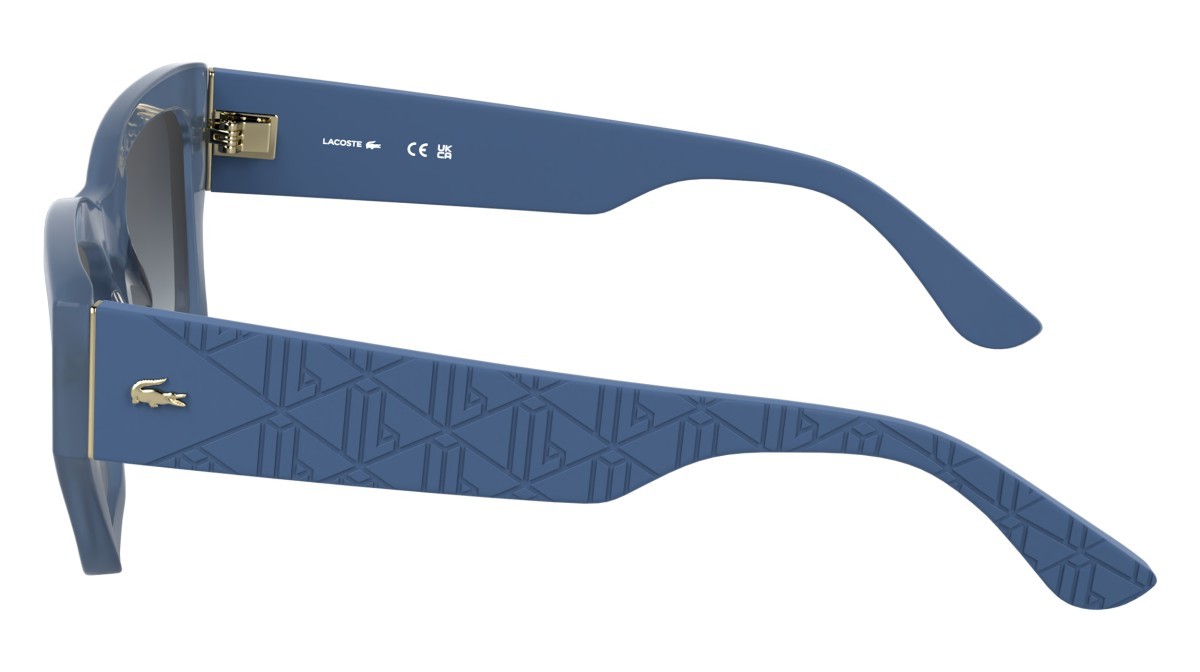 Sunglasses Lacoste L6053S N (400) color opaline azure shape butterfly 
