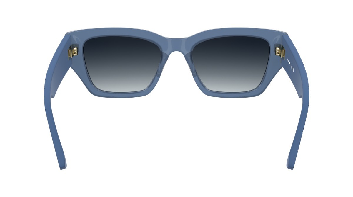 Sunglasses Lacoste L6053S N (400) color opaline azure shape butterfly 