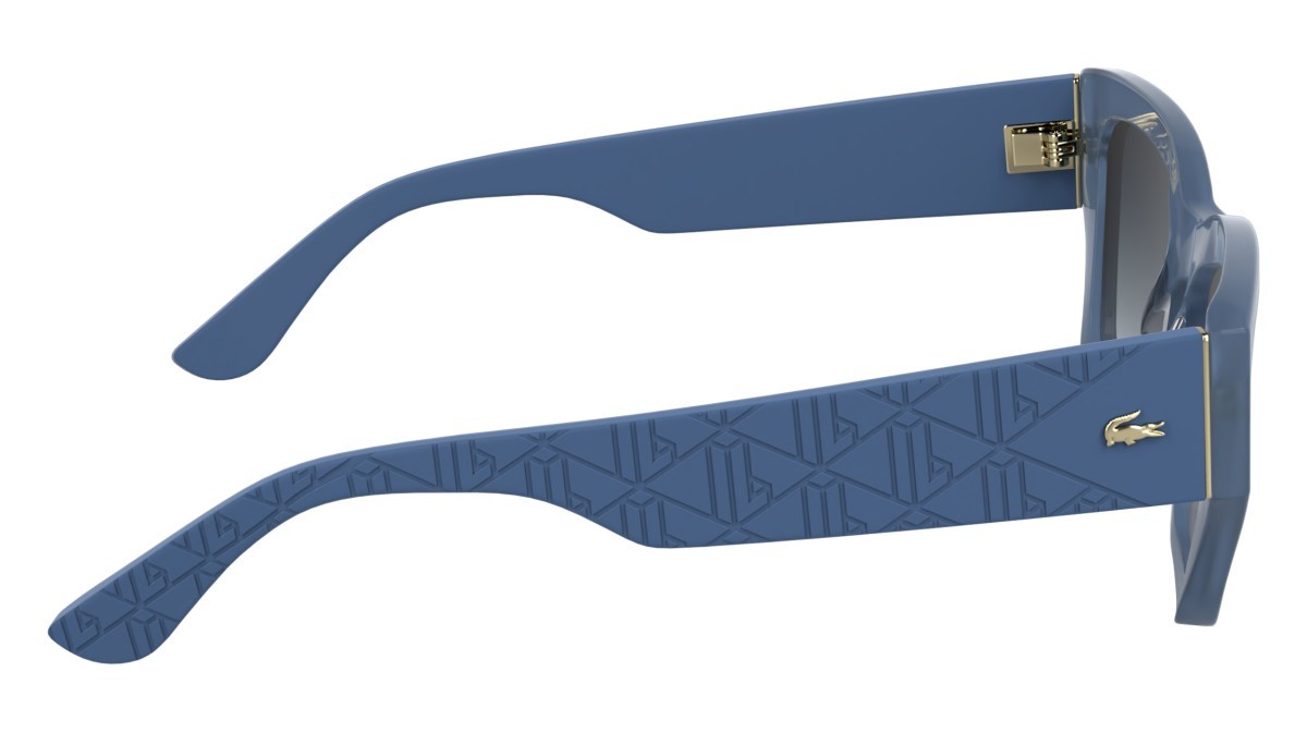Sunglasses Lacoste L6053S N (400) color opaline azure shape butterfly 