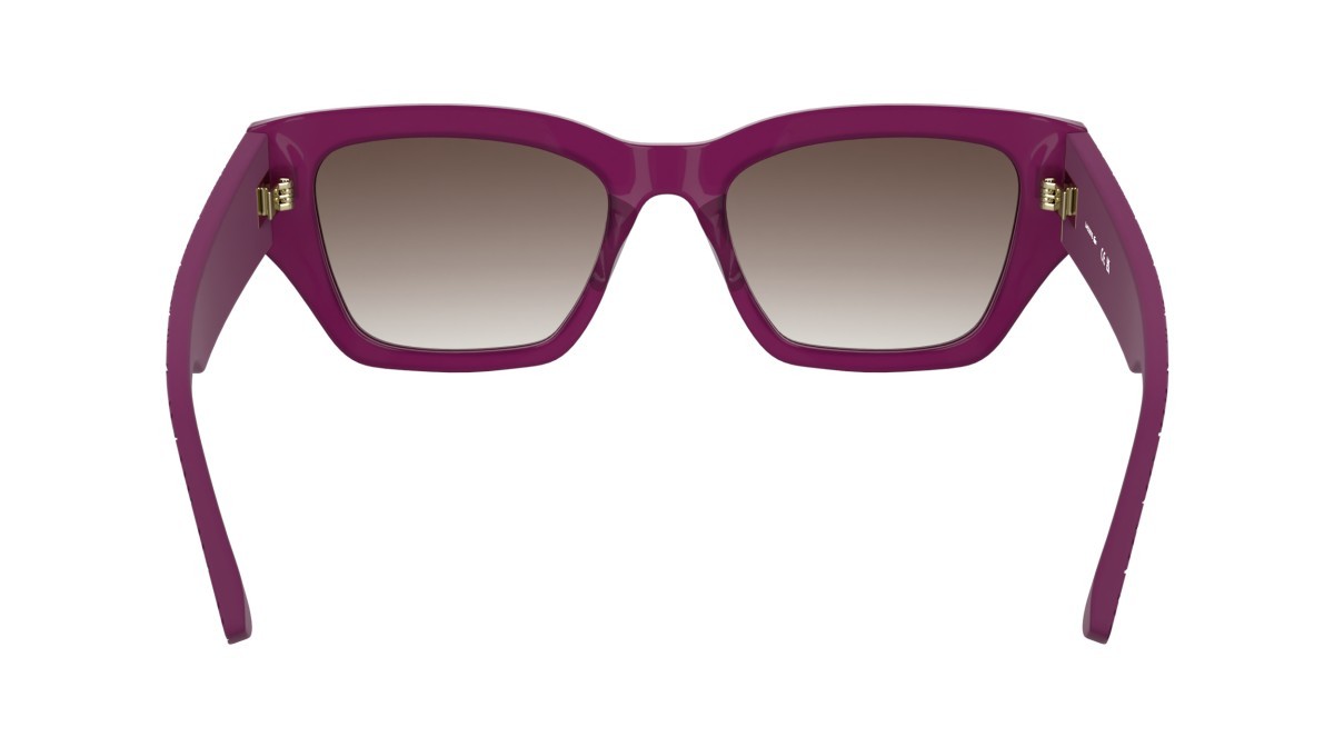 Sunglasses Lacoste L6053S N (526) color opaline cyclamen shape butterfly 