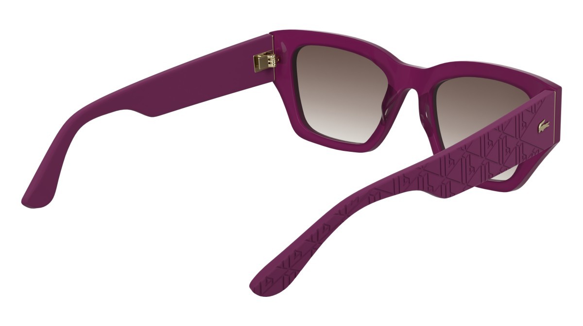 Sunglasses Lacoste L6053S N (526) color opaline cyclamen shape butterfly 