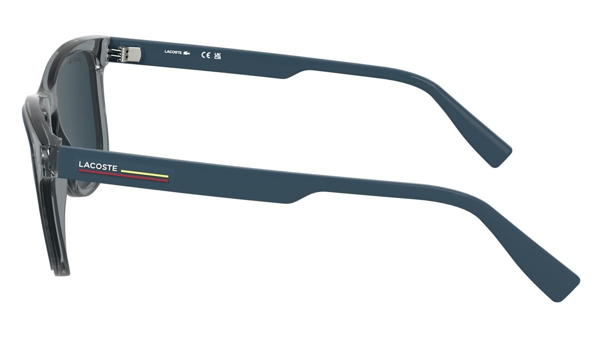 Sunglasses Lacoste L6054S N (035) color transparent grey shape rectangle 
