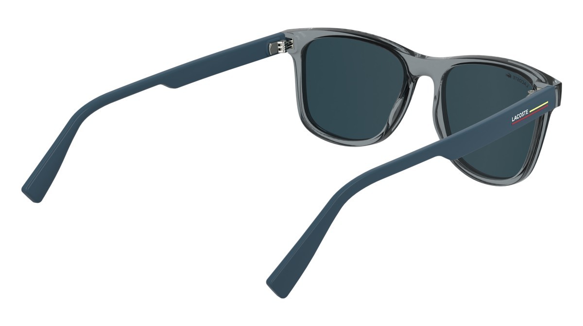 Sunglasses Lacoste L6054S N (035) color transparent grey shape rectangle 