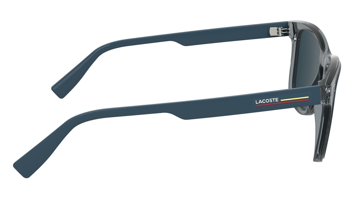 Sunglasses Lacoste L6054S N (035) color transparent grey shape rectangle 