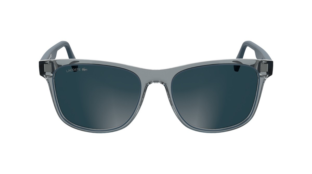 Sunglasses Lacoste L6054S N (035) color transparent grey shape rectangle 
